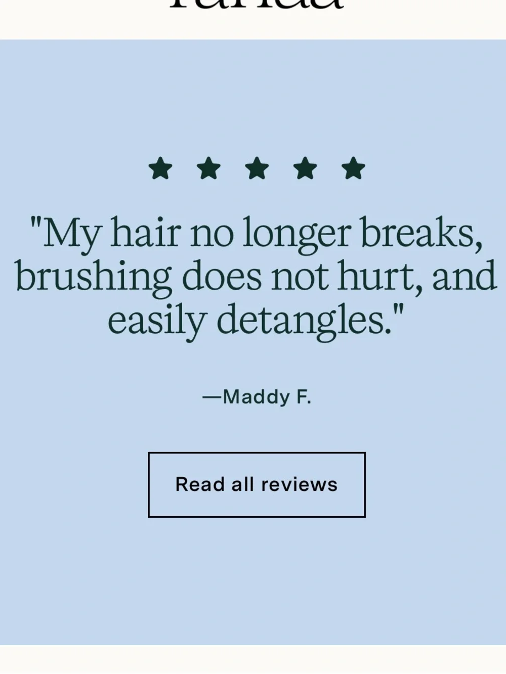Rahua hydration detangler